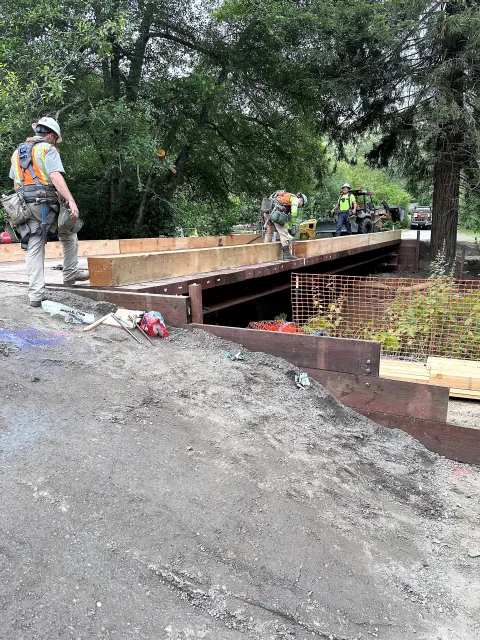Bridge under construction