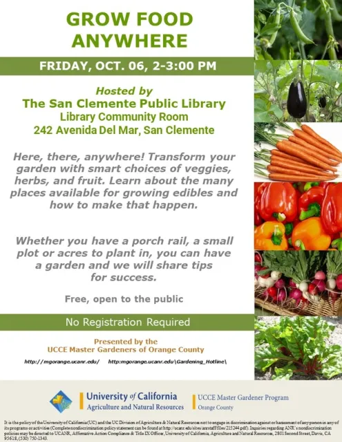 Planting Possibilities: Learn to Grow Food Anywhere!