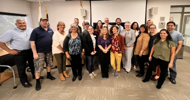 Group photo with UC Cooperative Extension staff