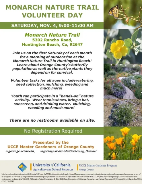 Beyond Borders: Protecting Monarch Sanctuaries in Huntington Beach!