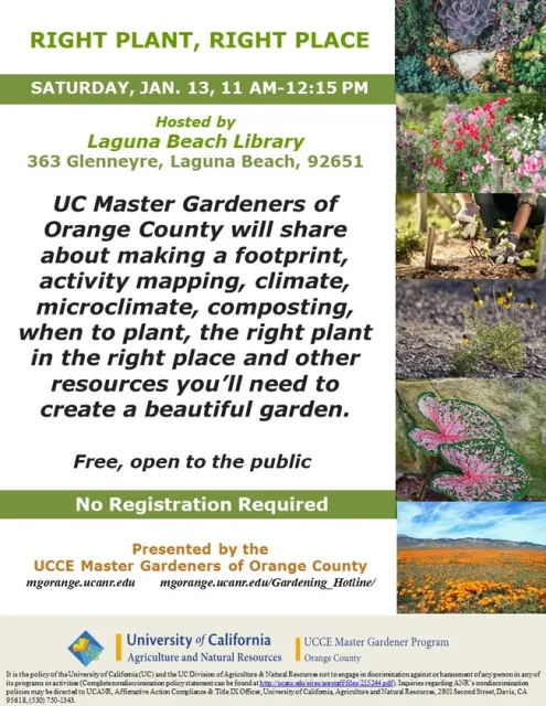 Cultivate Your Oasis: UC Master Gardeners Showcase the Essentials of Garden Design and Maintenance