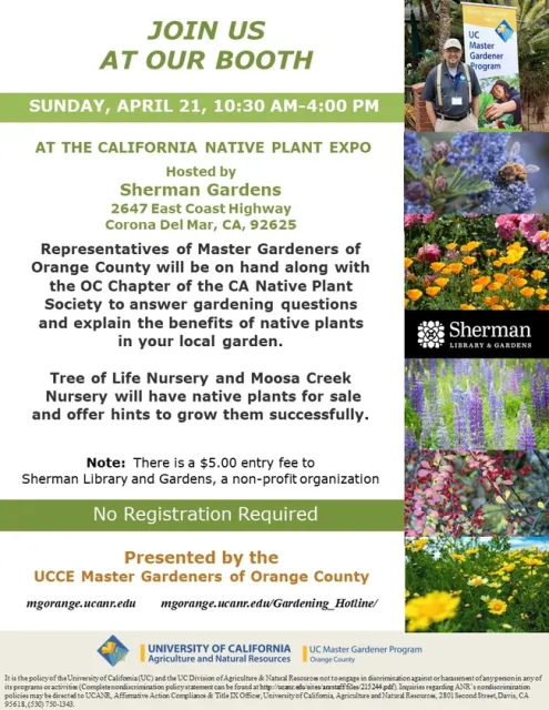 Join Us at the Native Plant Expo! Explore, Learn, and Shop for Native Beauties. Let's Cultivate a Greener Tomorrow.