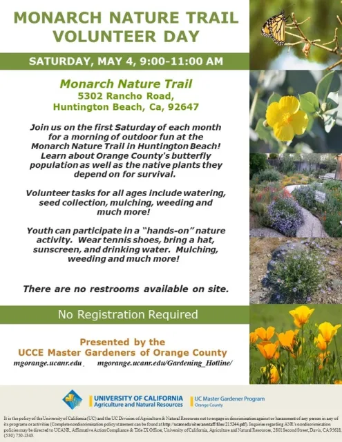 Discover, Preserve, Flourish! Join Us at Monarch Nature Trail Volunteer Day.