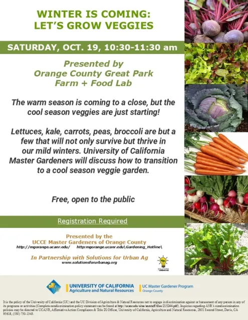 Chilly Days, Fresh Greens. Register Now for Cool Season Gardening