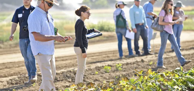 UC ANR Field day participants