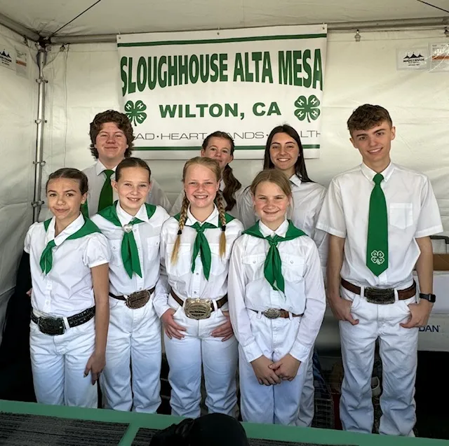 Golden Clover Civic Engagement - Sloughhouse 4-H Club Leadership Team at Ag Day