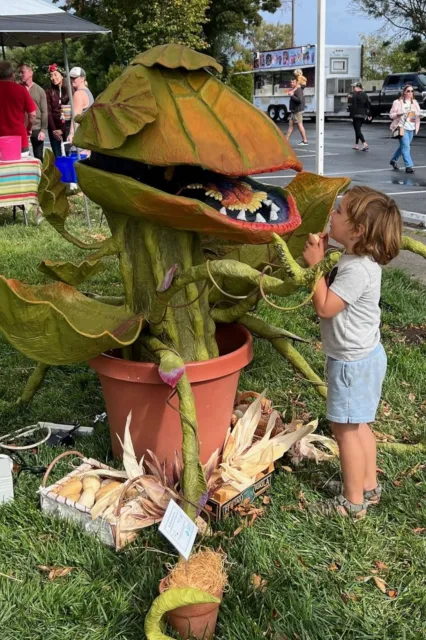 Audrey and Child at the Fall Faire