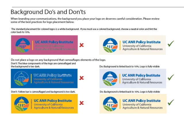 Logo do's and do not's