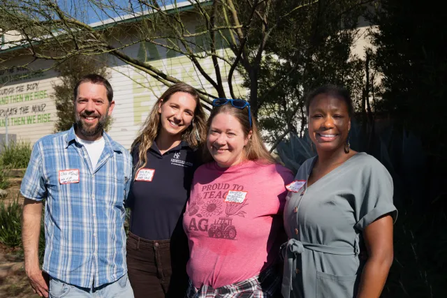 Members of the UC ANR CALE project pose for a photo