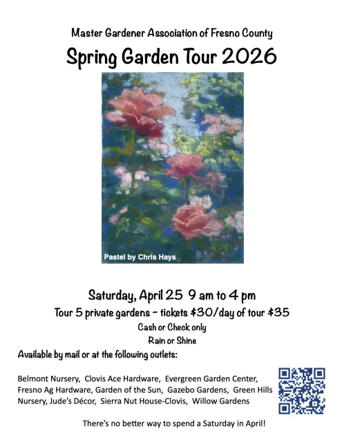 spring garden tour April 25