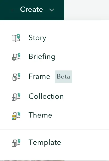 Figure 1: Creating Custom Theme in the StoryMap Theme Builder