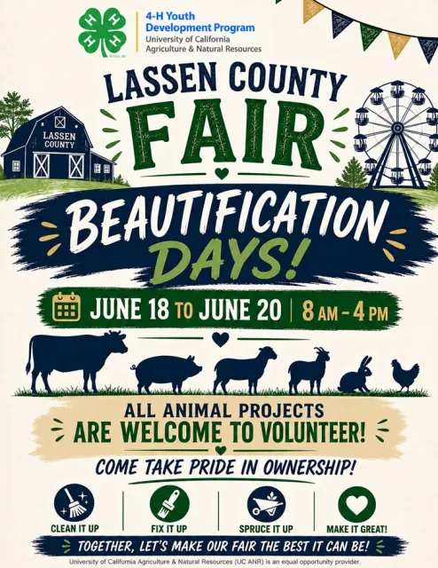 2026 LC Fair Beautification Days June 18-20