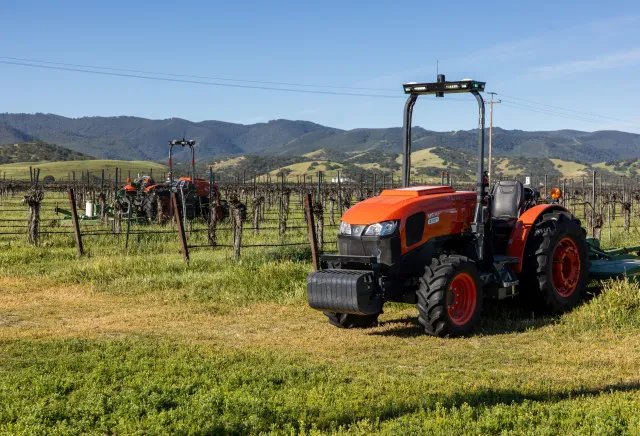 Vineyard equipment with automation software built in to help with repetitive tasks