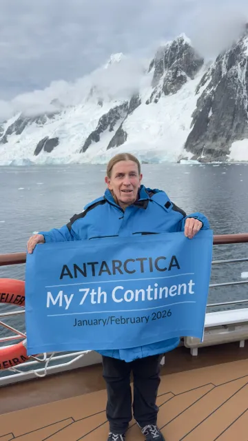 Becky Westerdahl, a nematologist and world traveler, has visited seven continents.