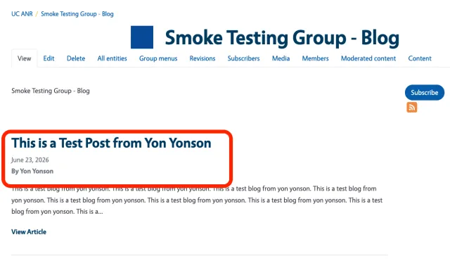 Smoke Testing Blog Yon Yonson