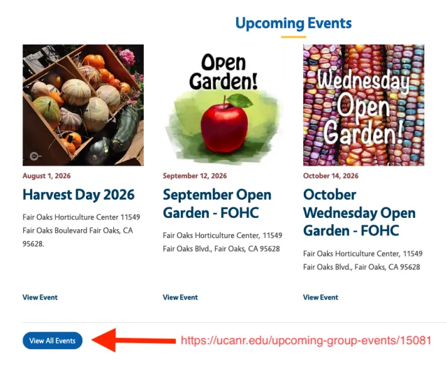 Upcoming Events