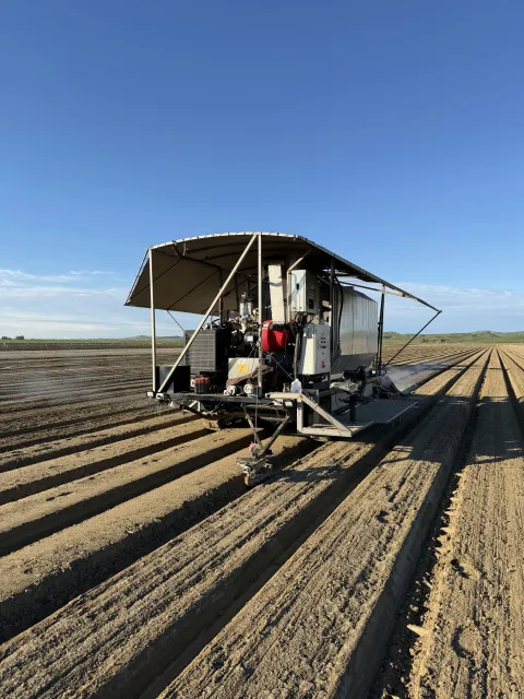 A pre-plant steam-treatment service controls weeds and soilborne pathogens without chemical fumigants