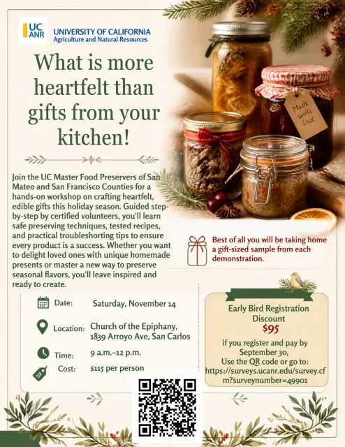 Gifts from the kitchen event flyer