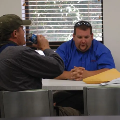 Monte Bottoms at a recent workgroup planning meeting in Five Points.