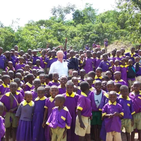 Professor Thomas Scott, a worldwide expert on dengue, is pictured in Kenya.