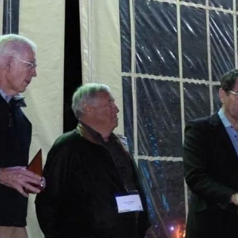 Left to right: Rod Mountain, Jerry Rossiter, Felix Reinders