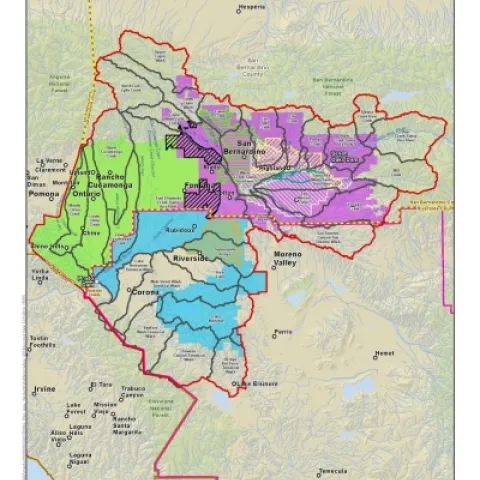 Upper Santa Ana River HCP boundary