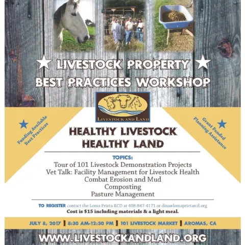 Healthy Livestock Workshop Poster
