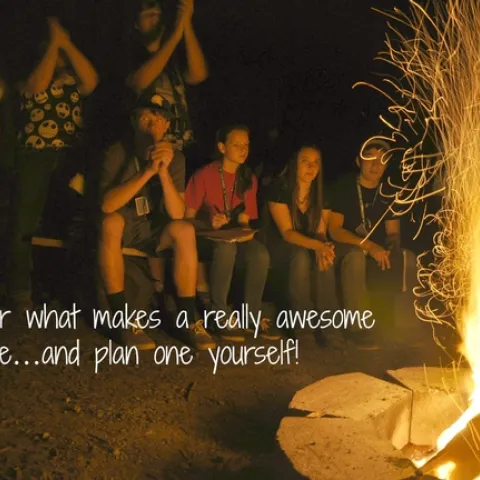 Discover what makes a really awesome campfire...and plan one yourself!