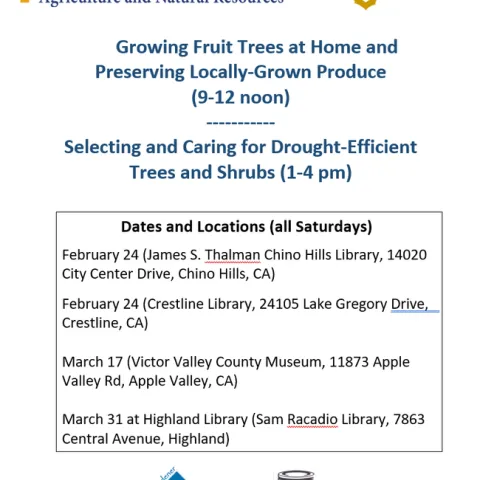 Fruit Trees - Chino Hills-Crestline