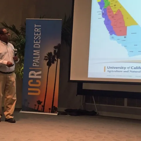 Director of UC Cooperative Extension in Imperial County, Oli Bachie, is chair of the UC ANR Desert Workgroup.