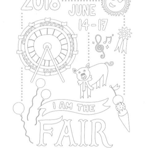 San Joaquin Fair coloring contest