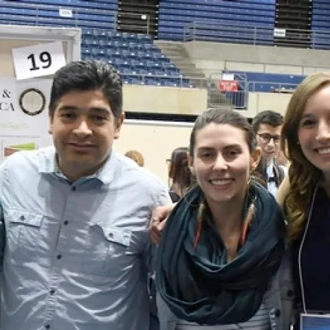 UCD cover crop water use study team. (L to R) Jeff Mitchell, Samuel Sandoval-Solis, Sloane Rice, Anna Gomes, and Alyssa DeVincentis