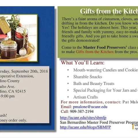 Gifts from kitchen 2018