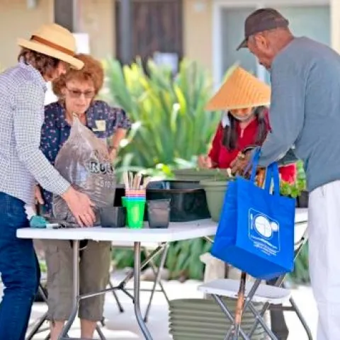 UC Master Gardeners at an event.