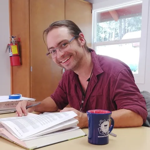 Brendon Boudinot of the Phil Ward lab is the sixth UC Davis student to receive the John Henry Comstock Award. (Photo by Jill Oberski)
