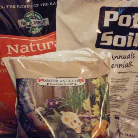 Bagged soil products