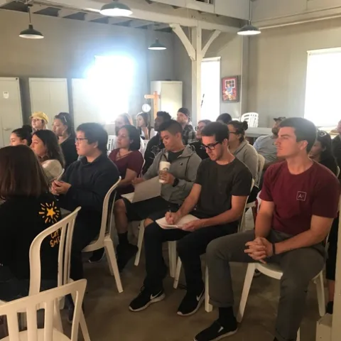 CSUCI students at HAREC