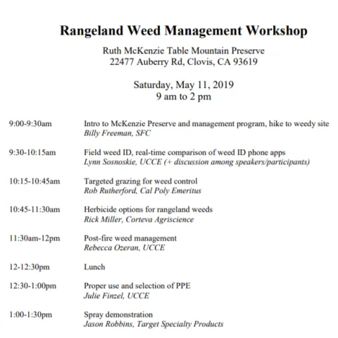 May 11 Rangeland Meeting