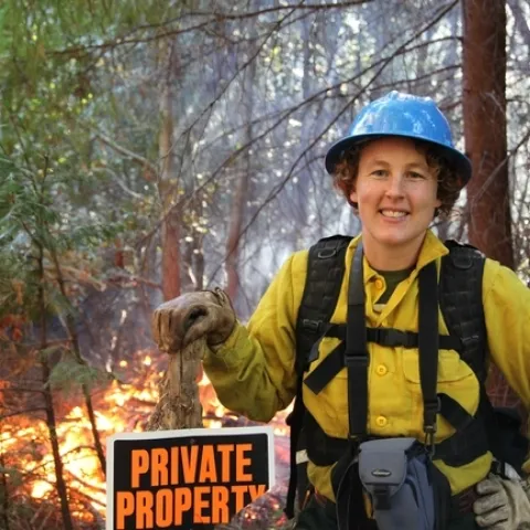 Lenya Quinn-Davidson, UC Cooperative Extension fire scientist, said, 'We need to create space for women and men of different backgrounds to have a voice and contribute to this evolution.'