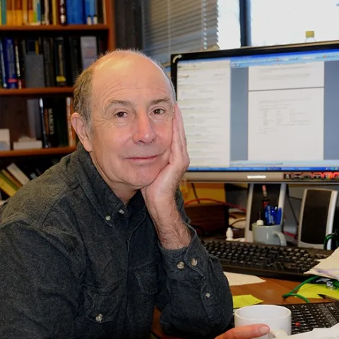 UC Davis distinguished professor Bruce Hammock in his office in Briggs Hall. He is the recipient of a $6 million, 8-year federal grant. (Photo by Kathy Keatley Garvey)