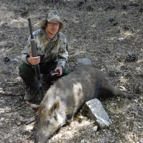 Dan Ryan hunting with copper bullets. Photo Credit: Dan Ryan