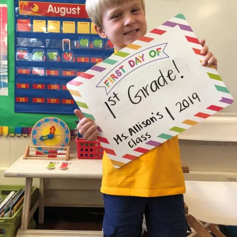 ethan first grade 8-7-19