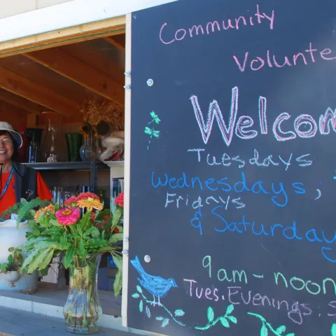 Farm stand at MCP by Hank Morales