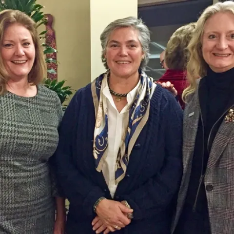 From left, Cher Watte, Corinne Martinez and Celeste Cantu recently joined the PAC. Lucas Frerichs, not pictured, is also a new member.