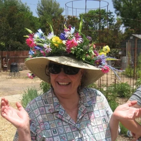 Yvonne Savio now volunteers as a UC Cooperative Extension Master Gardener.