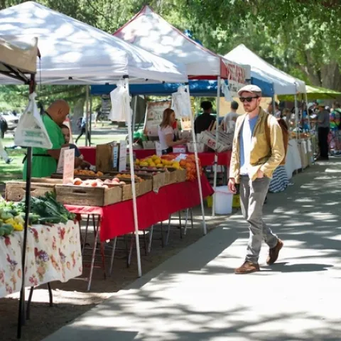 “Based on this data, I think it’s safe to consume meat and produce from farmers markets,” said lead author Alda Pires. Photo by Karin Higgins UCD