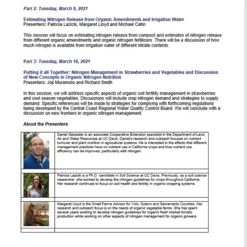 Practical Training Pt. 2