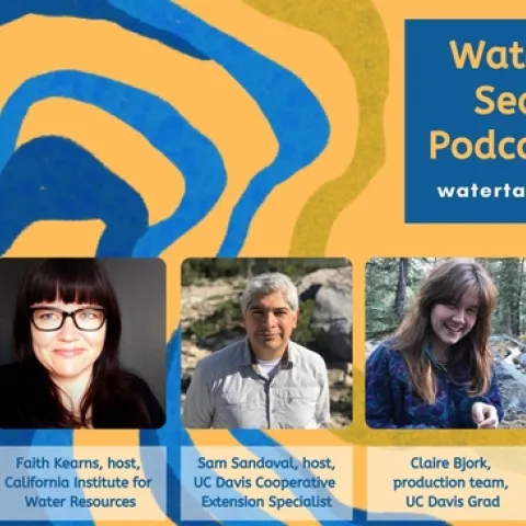 The weekly Water Talk podcast can be heard on Fridays.