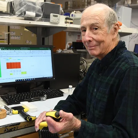 UC Davis distinguished professor Bruce Hammock is known for his expertise in chemistry, toxicology, biochemistry and entomology. (Photo by Kathy Keatley Garvey