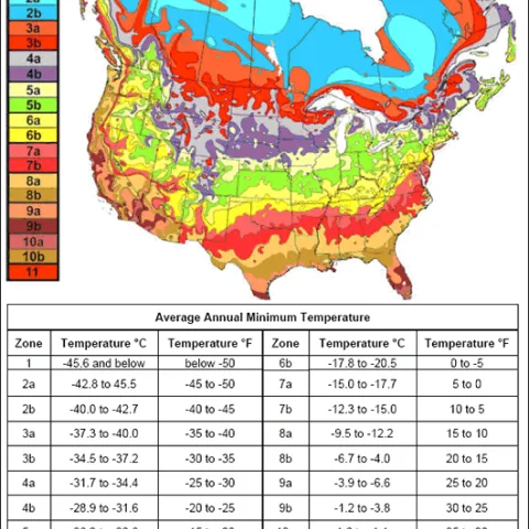 UCANR – U.S. Hardiness Zone Map